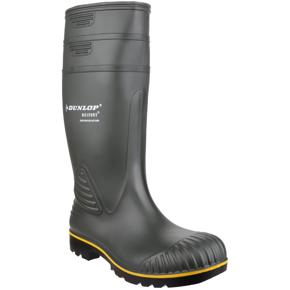 Dunlop Mens Acifort Hd Non Safety Waterproof Welly Wellington Boots Uk Size 10 (eu 44)