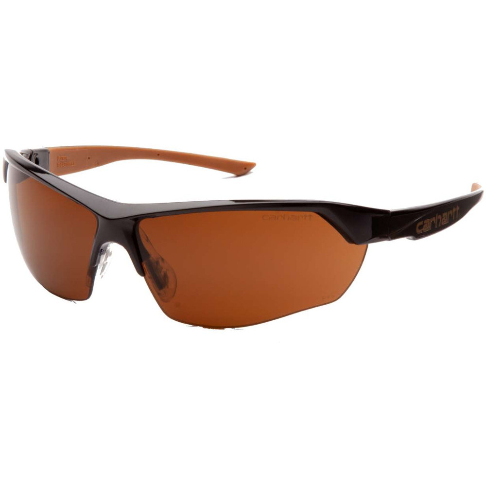 Carhartt Mens Half Ratcheting Temple Safety Glasses One Size
