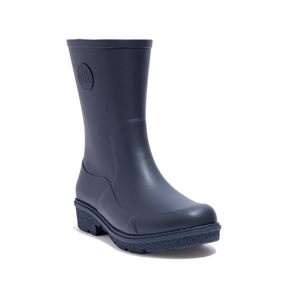 Fit Flop Womens Wonderwelly Short Wellington Boots Uk Size 4 (eu 37)