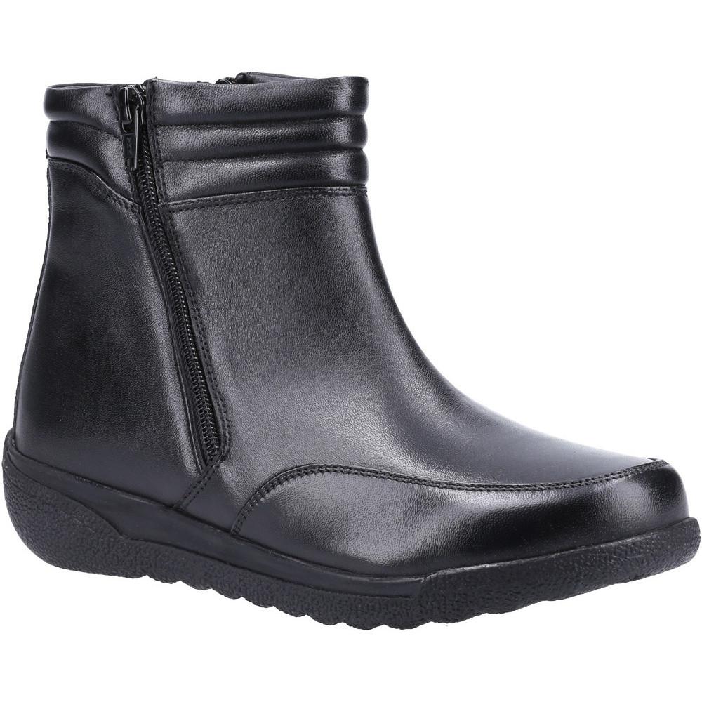FleetandFoster Womens Morocco Twin Zip Leather Ankle Boots Uk Size 3 (eu 36)