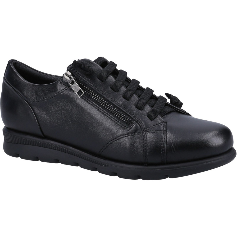 FleetandFoster Womens Polperro Slip On Zipped Leather Shoes Uk Size 3 (eu 36)