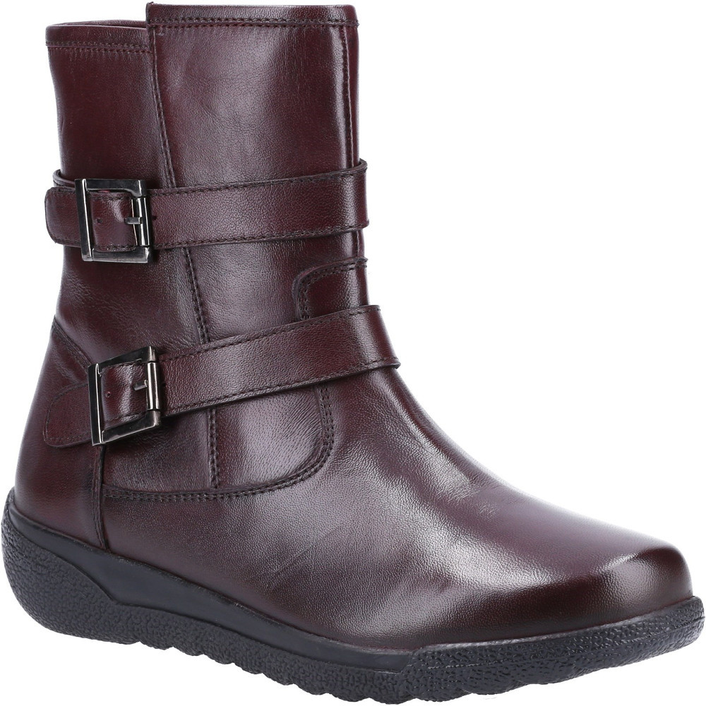 FleetandFoster Womens Zambia Zip Up Leather Mid Boots Uk Size 3 (eu 36)