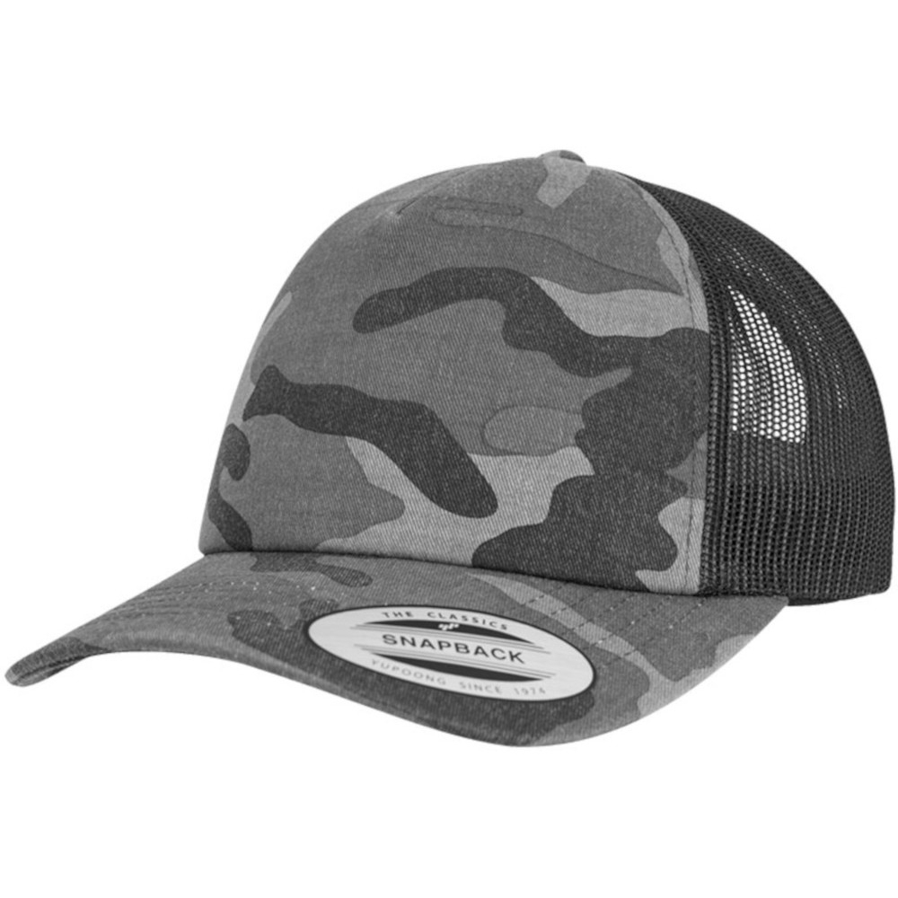 Flexfit By Yupoong Mens Camo Polyester Trucker Cap One Size