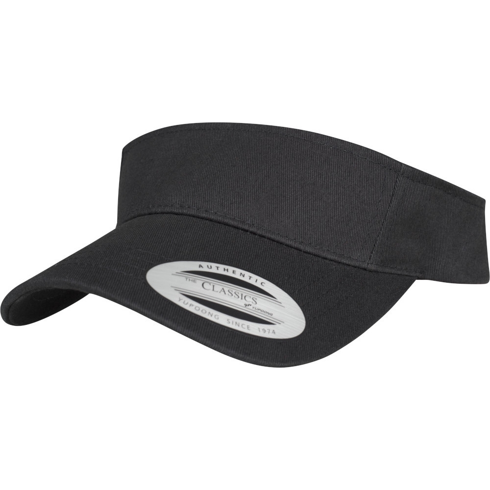 Flexfit By Yupoong Mens Curved Cotton Visor Cap Hat One Size