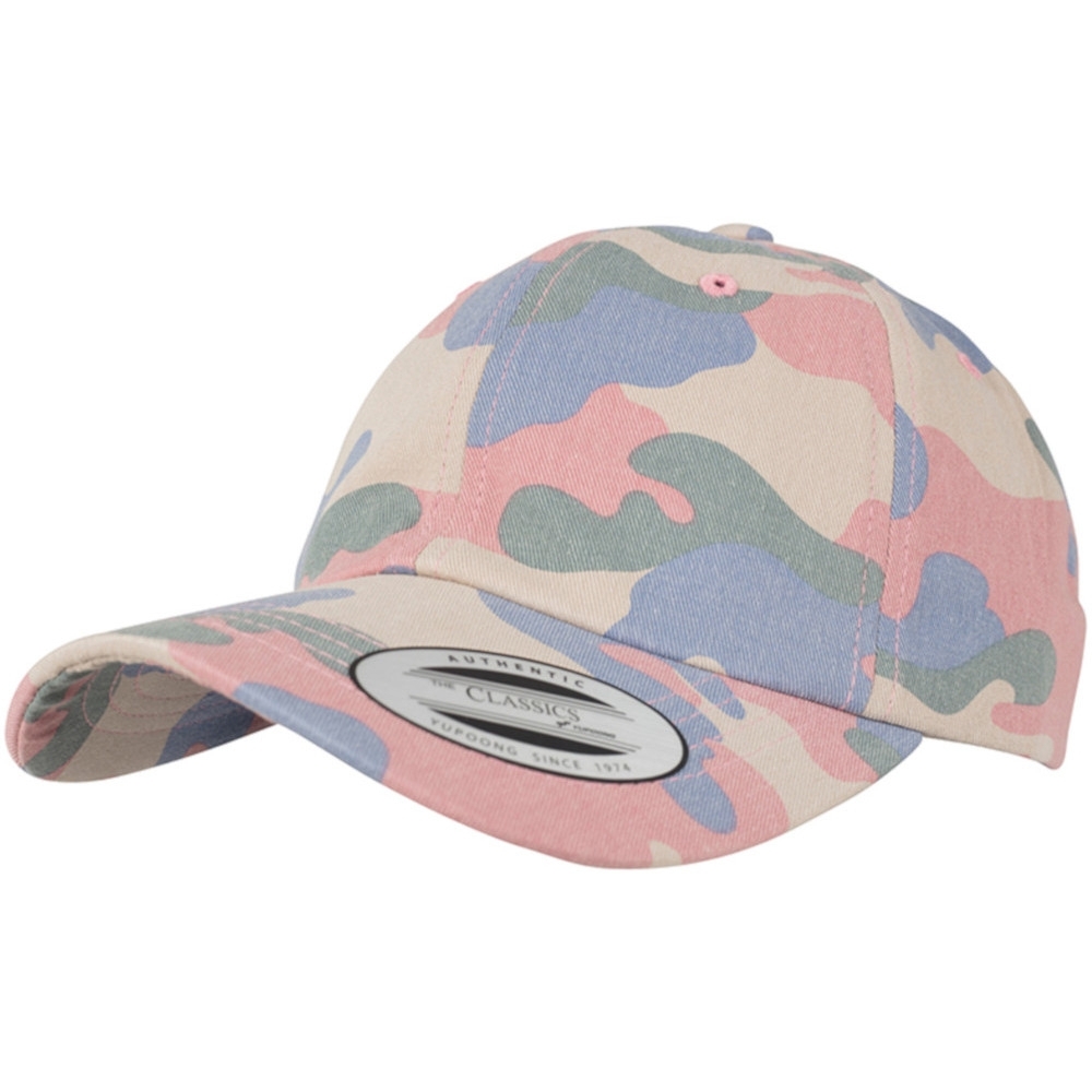 Flexfit By Yupoong Mens Low Profile Cotton Camo Baseball Cap One Size