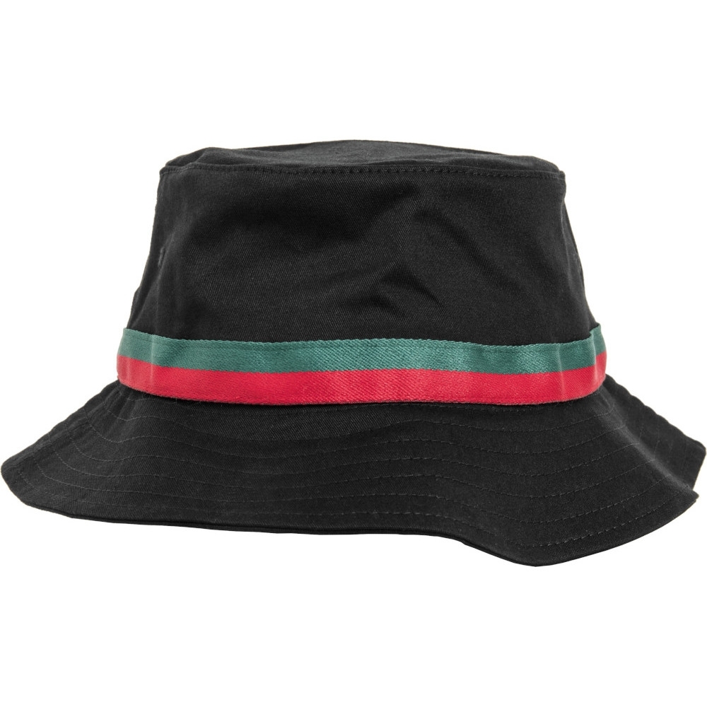 Flexfit By Yupoong Mens Stripe Fishing Bucket Hat One Size