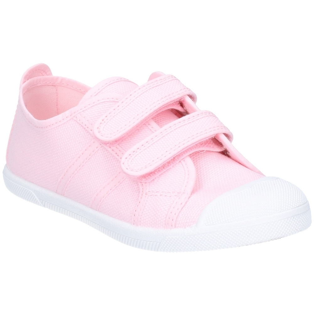 Flossy Girls Junior Sasha Touch Fastening Trainer Shoes Uk Size 1