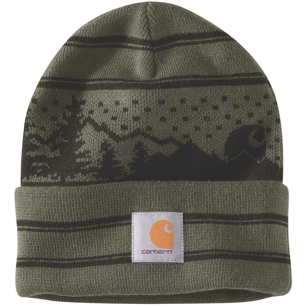 Carhartt Mens Knit Holiday Beanie Hat One Size