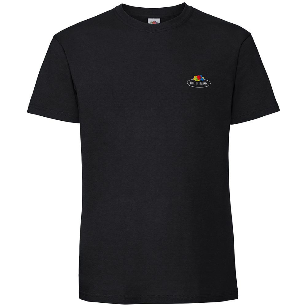 Fruit Of The Loom Mens Vintage Premium Logo Print T Shirt M- Chest 38-40