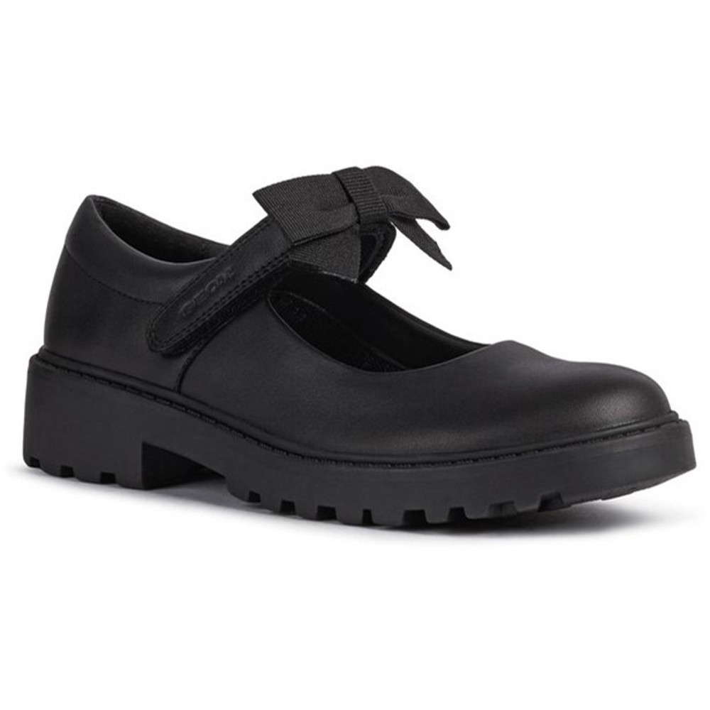 Geox Girls Casey Ballerina Leather School Shoes Uk Size 1.5 (eu 34)