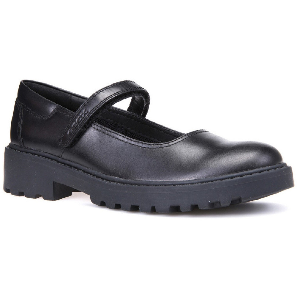 Geox Girls J Casey G. P Leather Mary Jane School Shoes Uk Size 1.5 (eu 34)