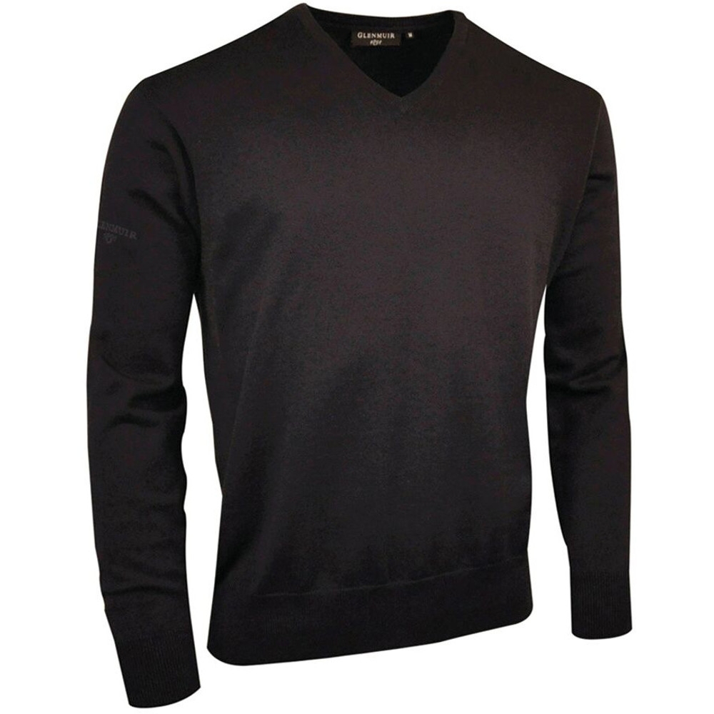 Glenmuir Mens Eden V Neck Lightweight Sweater Pullover Golf Jumper S- Chest Size 38-40