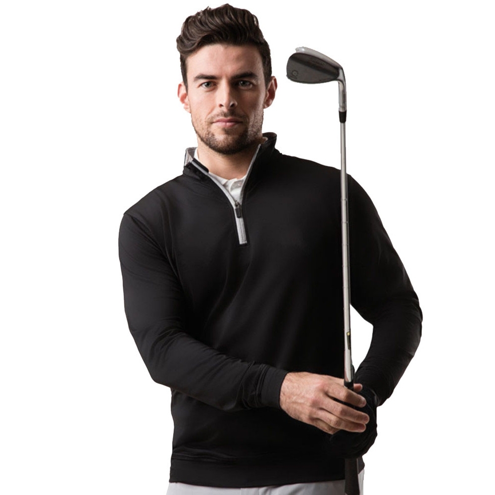 Glenmuir Mens Wick Half Zip Lightweight Golfing Sweater 2xl- Chest 48-50