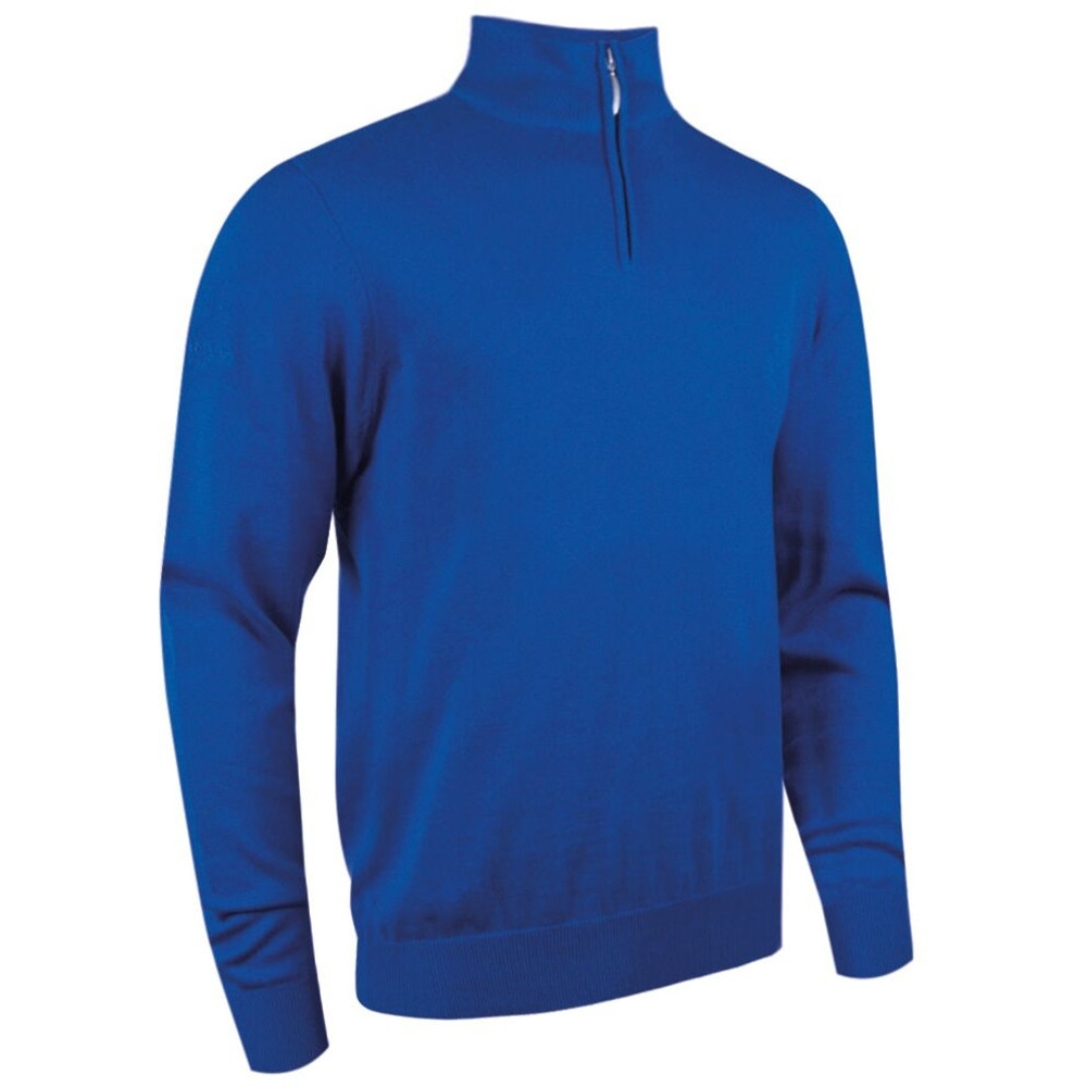 Glenmuir Mens Zip Neck Sweater 2xl- Chest Size 50