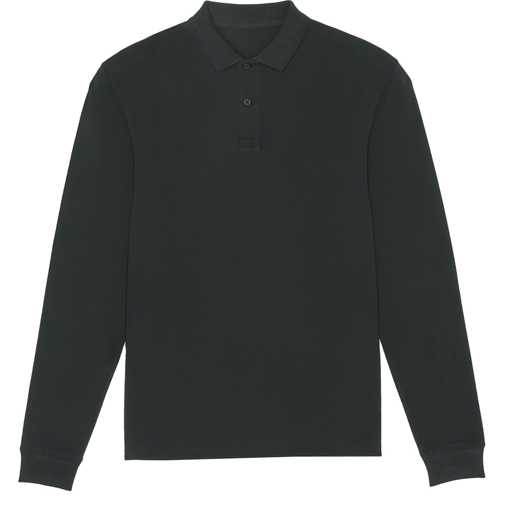 Greent Mens Organic Cotton Dedicator Long Sleeve Polo Shirt M- Chest 38-40