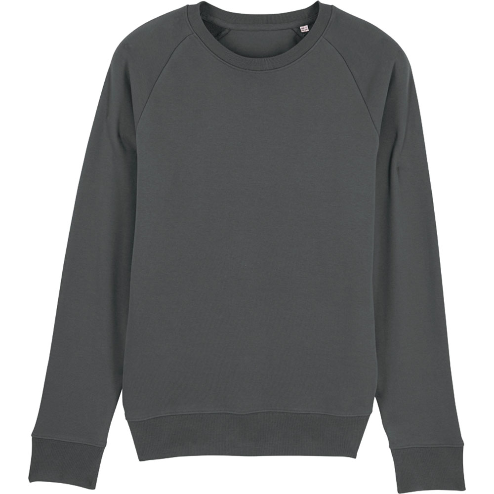 Greent Mens Organic Stroller Iconic Raglan Sleeve Sweatshirt 2xs- Waist 32-34