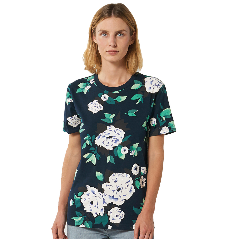 Greent Womens Creator Aop Organic Cotton T Shirt S- Bust 36-38