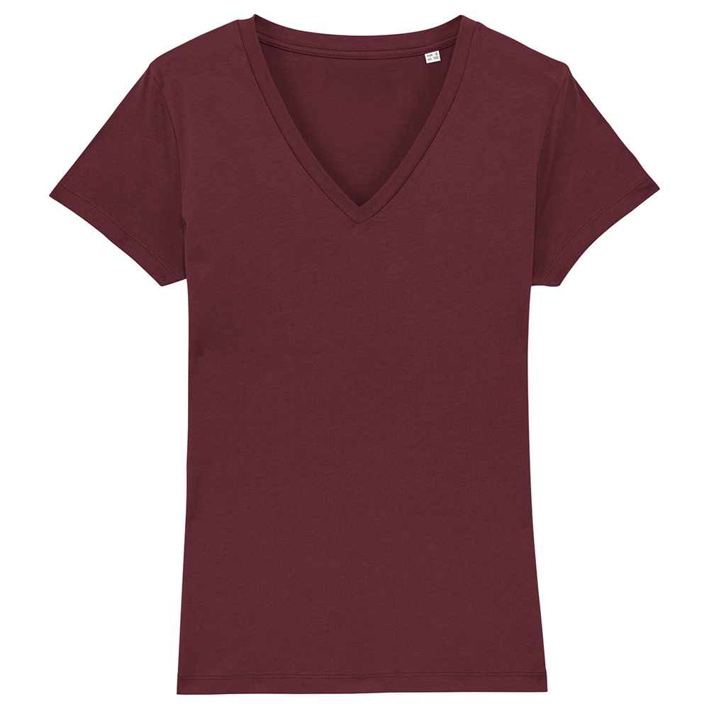 Greent Womens Organic Cotton Evoker Casual V Neck T Shirt 2xl- Uk 18