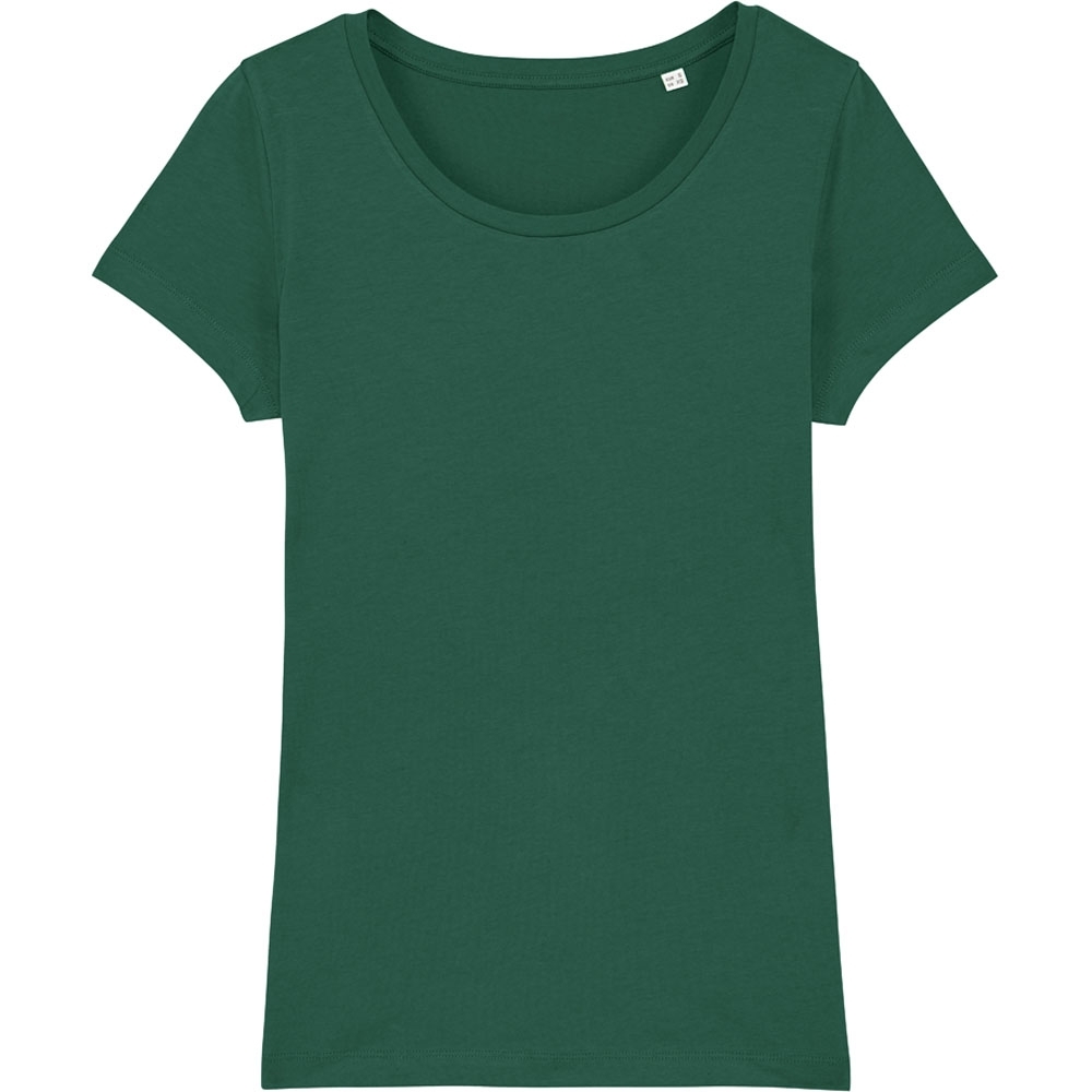 Greent Womens Organic Cotton Lover Iconic Jersey Fit T Shirt Xs- Uk Size 8