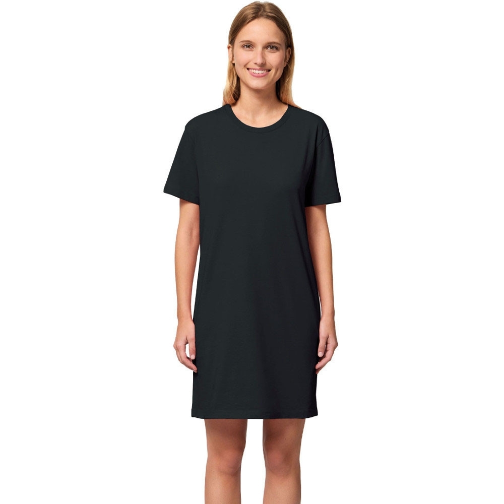 Greent Womens Organic Cotton Spinner Soft Feel T Shirt Dress L- Uk Size 14