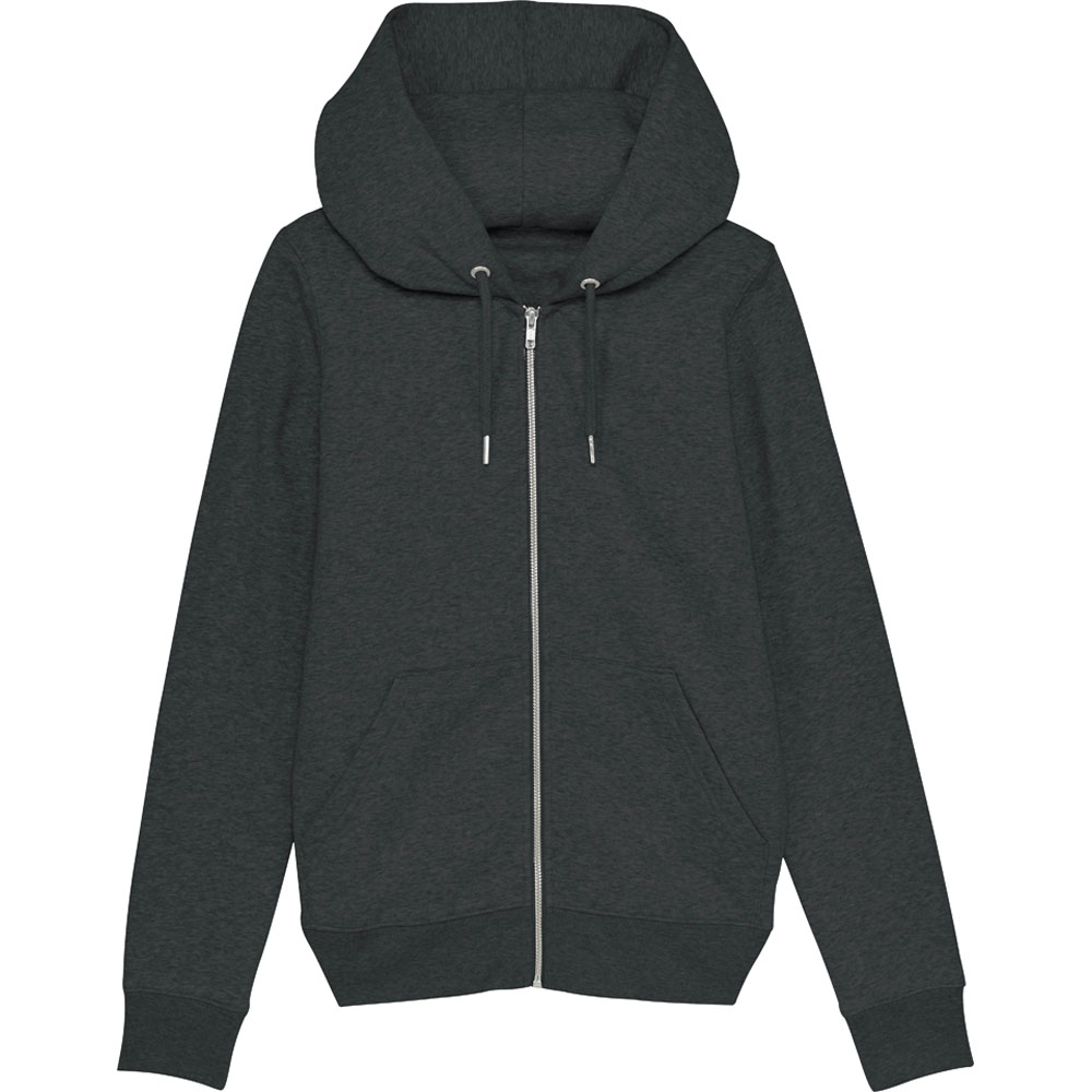 Greent Womens Organic Editor Iconic Zip Up Sweatshirt Hoodie S- Uk Size 10
