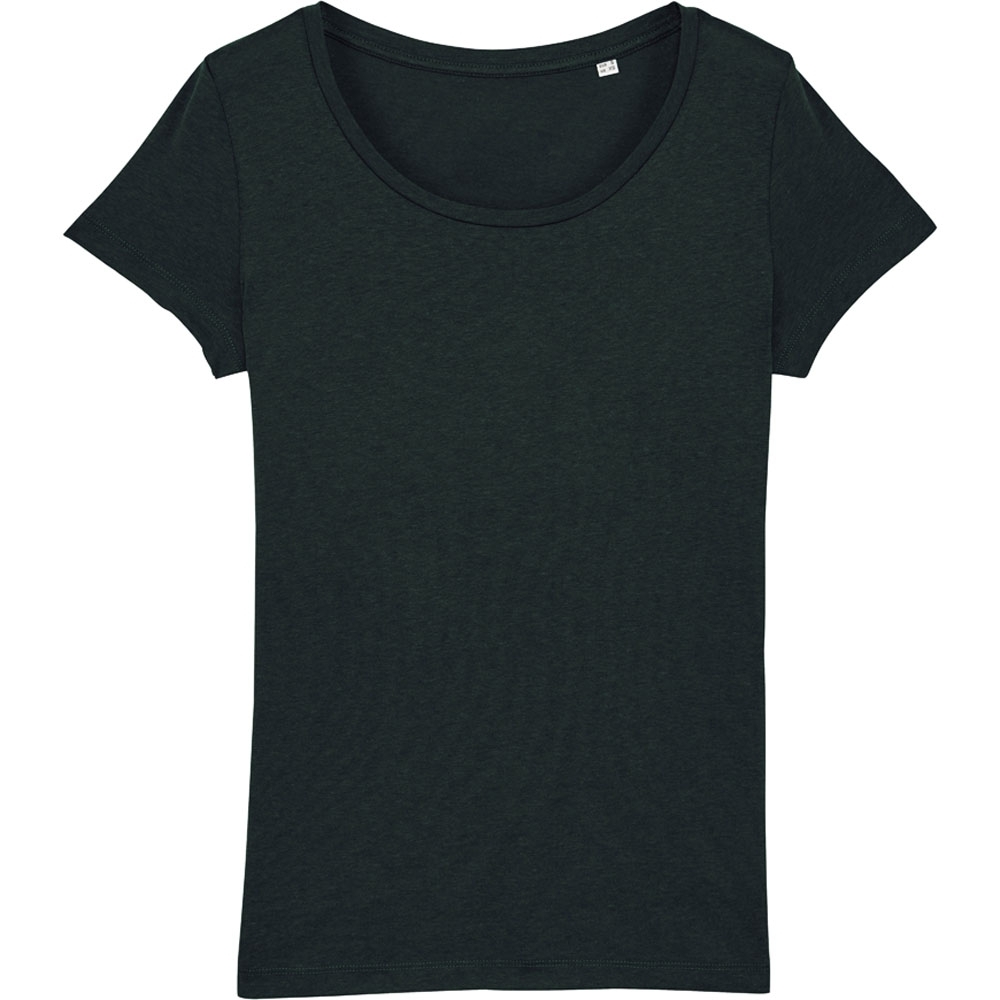 Greent Womens Organic Lover Modal Round Neck Casual T Shirt M- Uk Size 12