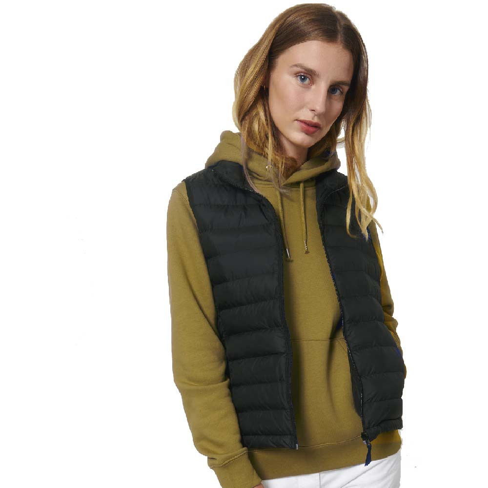 Greent Womens Recycled Polyester Climber Gilet Bodywarmer L- Uk 14