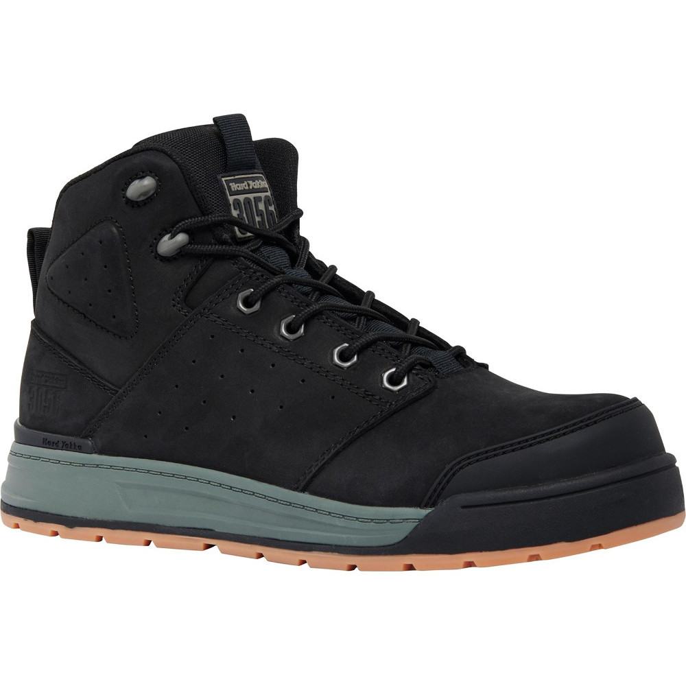 Hard Yakka Mens 3056 Lace Zip Up Leather Safety Boots Uk Size 11 (eu 46)