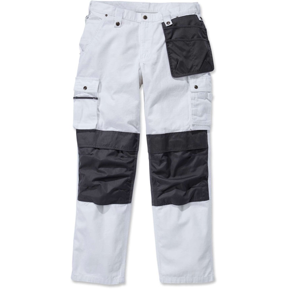 Carhartt Mens Multipocket Stitched Ripstop Cargo Pants Trousers Waist 28 (71cm)  Inside Leg 28 (71cm)