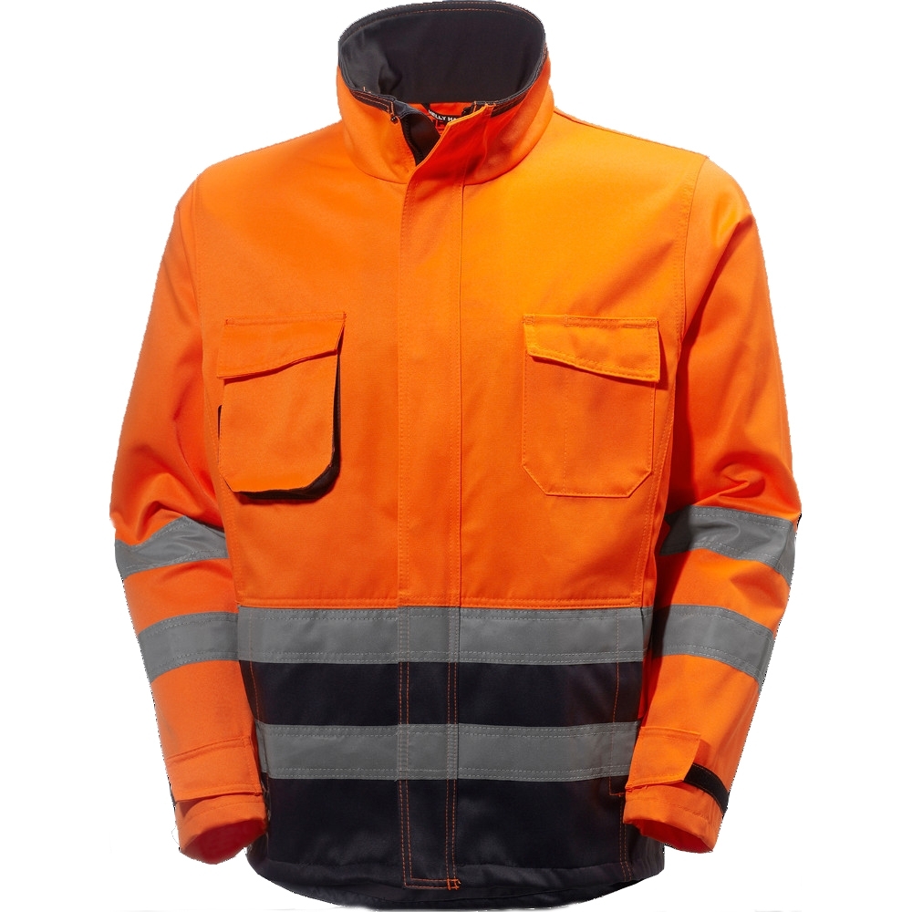 Helly Hansen Mens Alna Durable High-vis Construction Workwear Jacket 4xl - Chest 55