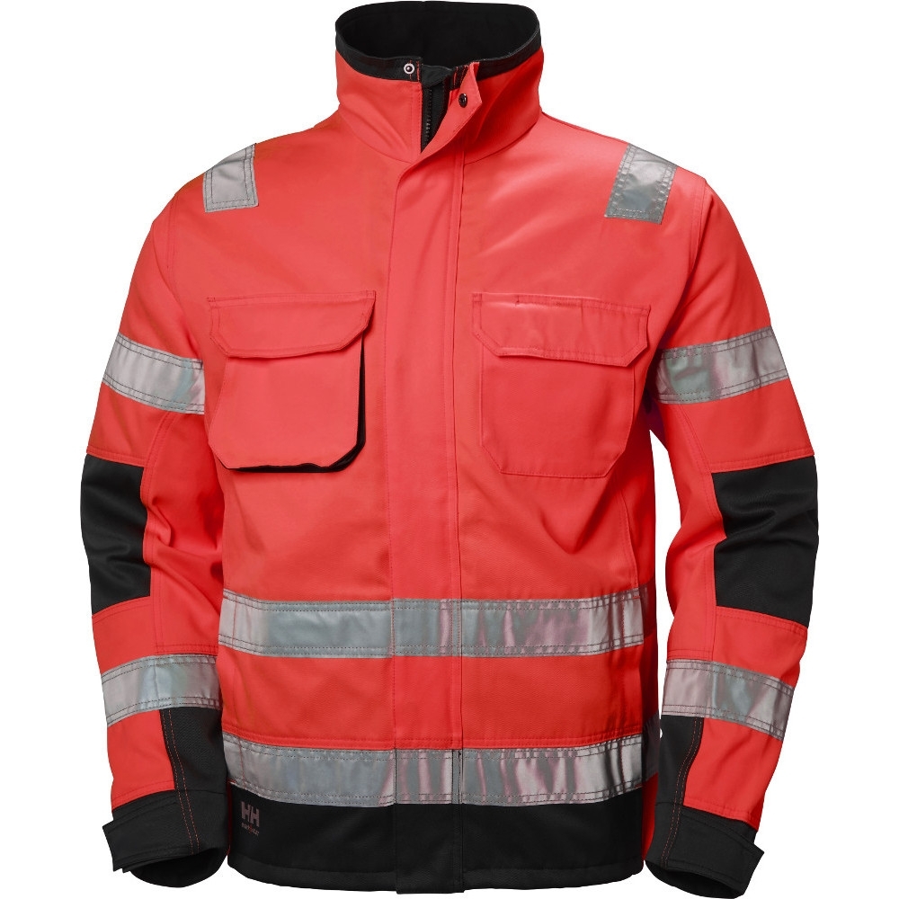 Helly Hansen Mens Alna Durable High-vis Construction Workwear Jacket Xxl - Chest 49