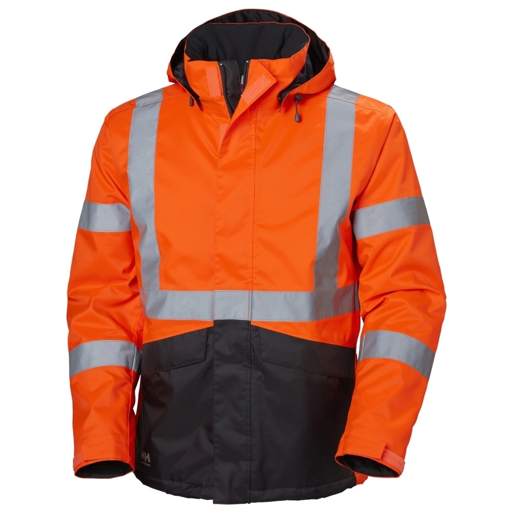 Helly Hansen Mens Alta Hi Vis Winter Workwear Jacket 3xl - Chest 52 (132cm)