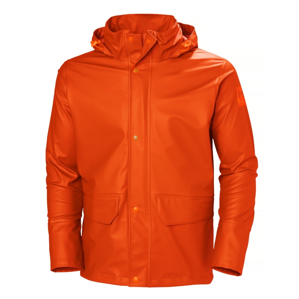 Helly Hansen Mens Gale Waterproof Rain Workwear Jacket Xs - Chest 34.5 (88cm)
