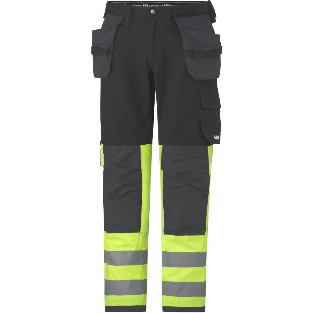 Helly Hansen Mens Visby Construction Pant Class 1 Hi Vis Trousers C48 - Waist 33  Inside Leg 32