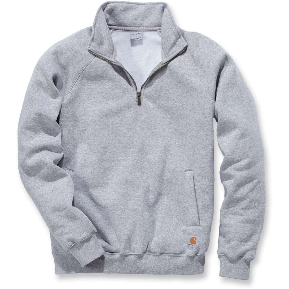 Carhartt Mens Quarter-zip Mock-neck Raglan Stretch Sweatshirt Top Xxl - Chest 50-52 (127-132cm)