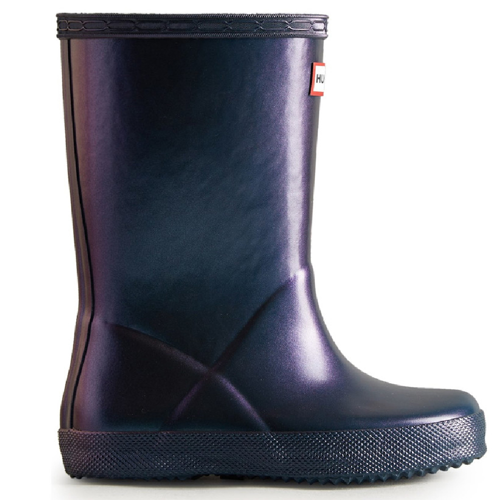 Hunter Girls First Nebula Slip On Two Tone Wellington Boots Uk Size 7 (eu 24)