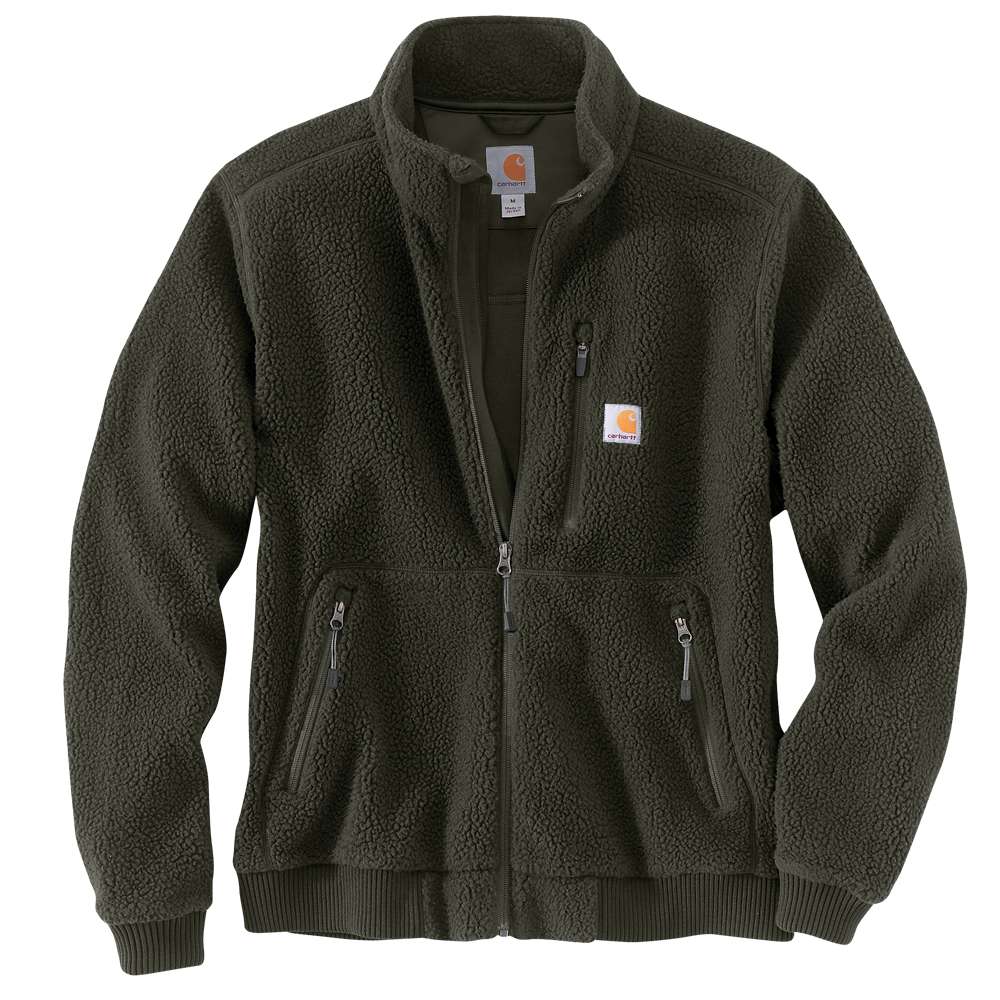 Carhartt Mens Relaxed Fit Sherpa Fleece Jacket L - Chest 42-44 (107-112cm)