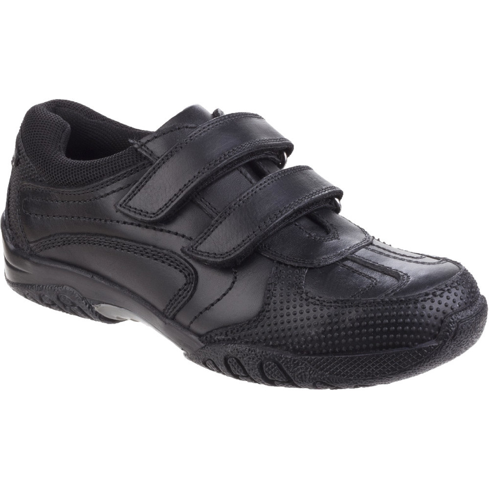 Hush Puppies Boys Jeza Senior Leather Smart Textile Padded Shoes Uk Size 3.5 (us 4  Eu 19.5)