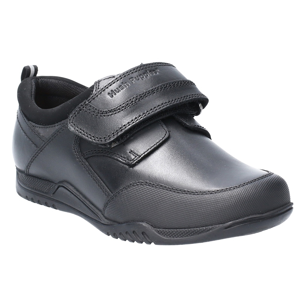 Hush Puppies Boys Noah Leather Slip On School Shoes Uk Size 1 (eu 33)