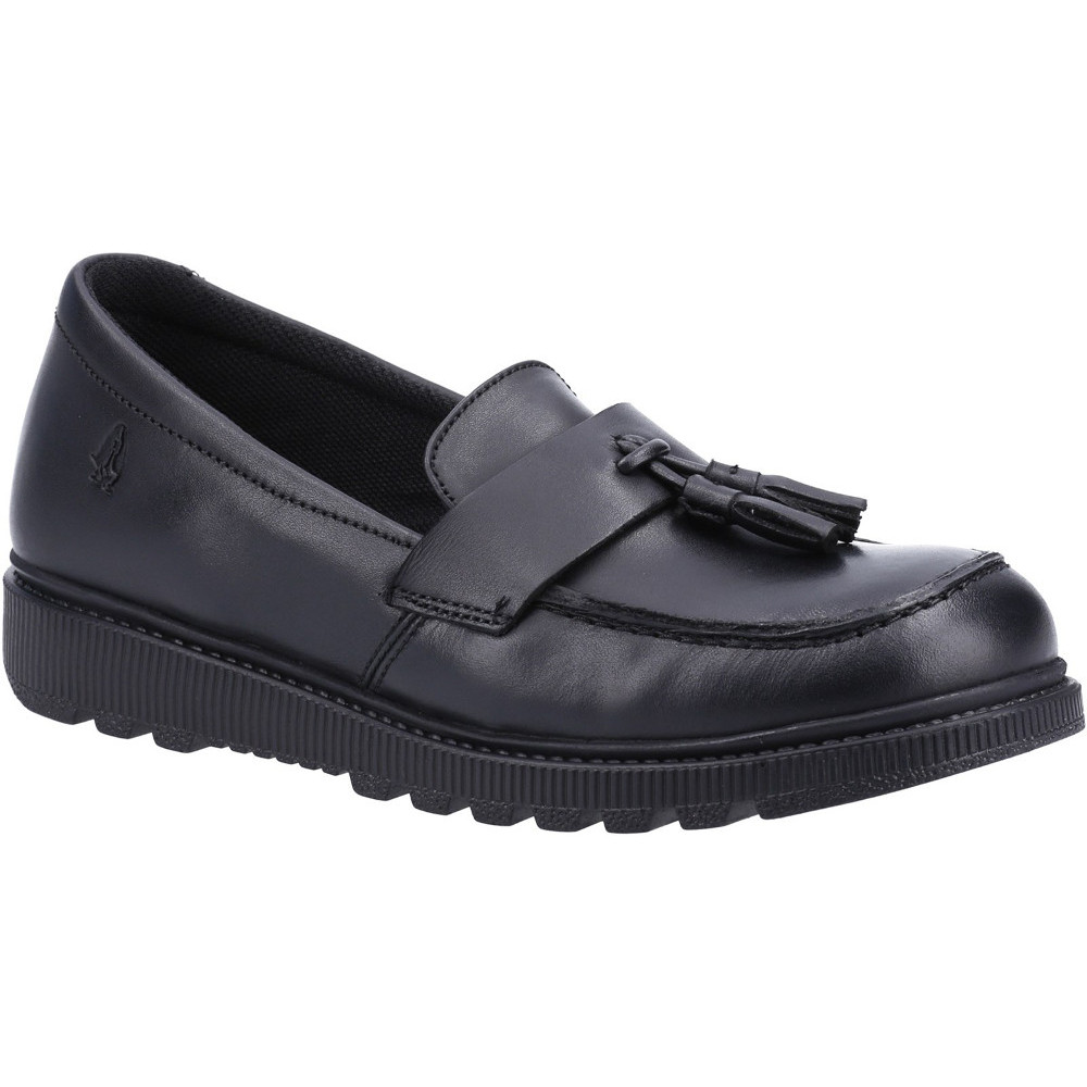 Hush Puppies Girls Faye Junior Slip On Leather School Shoes Uk Size 10 (eu 28)