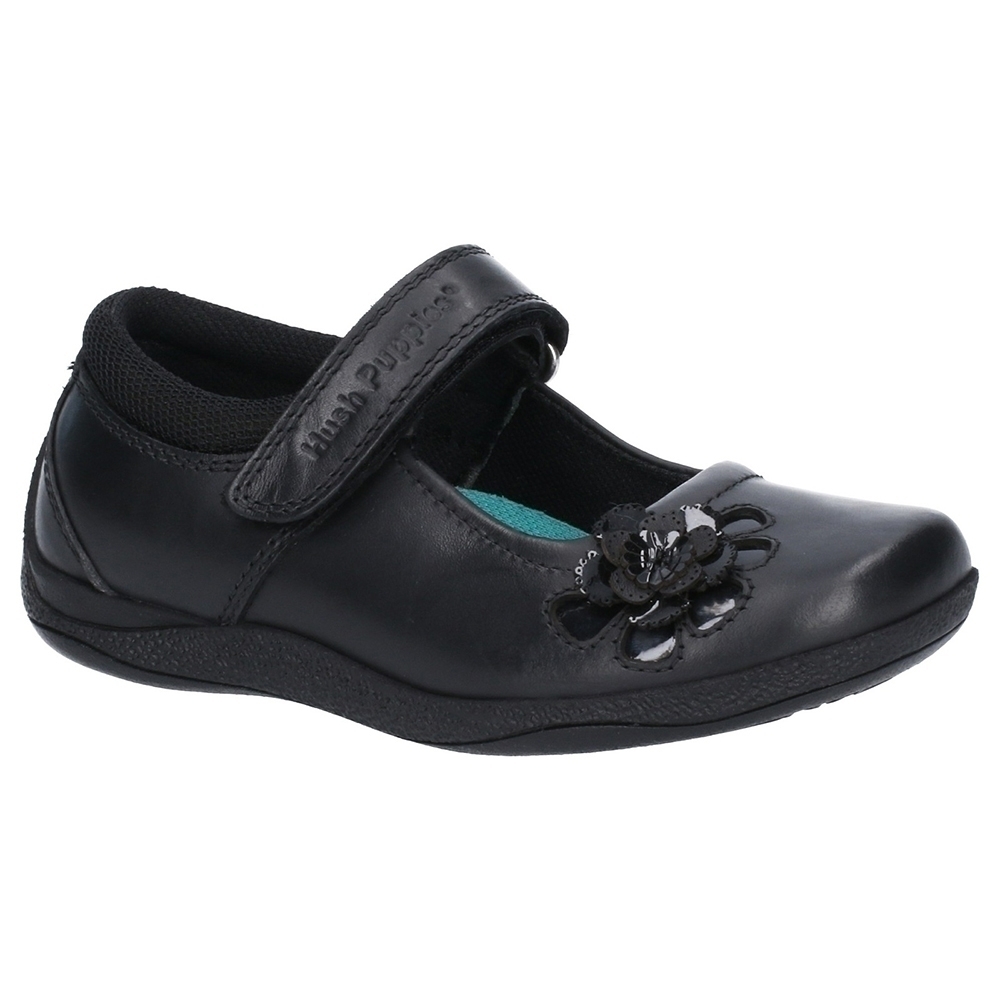 Hush Puppies Girls Jessica Leather Mary Jane School Shoes Uk Size 10.5 (eu 28.5)