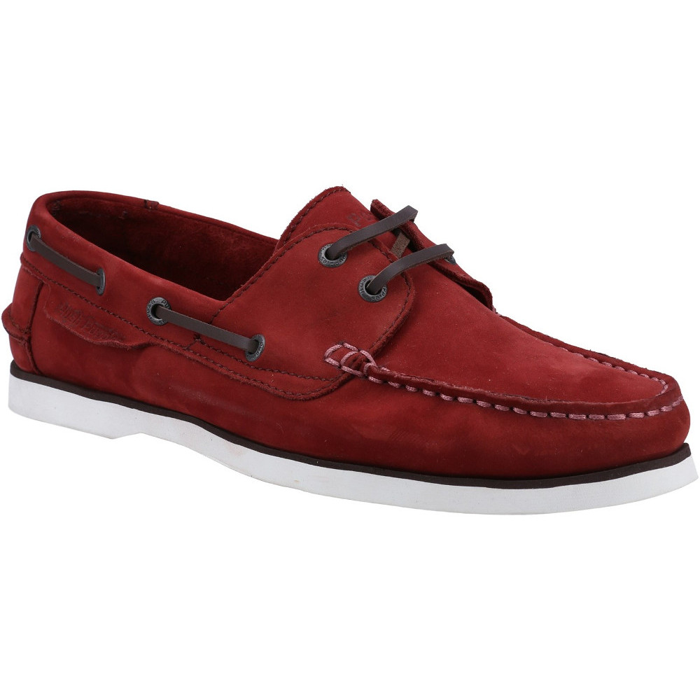 Hush Puppies Mens Henry Classic Lace Up Leather Boat Shoes Uk Size 9 (eu 43)