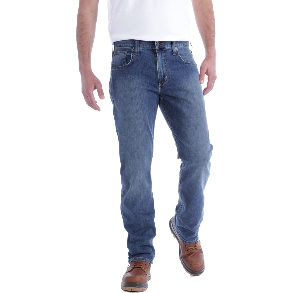 Carhartt Mens Rugged Flex Relaxed Straight Cut Denim Jeans Waist 30 (76cm)  Inside Leg 32 (81cm)