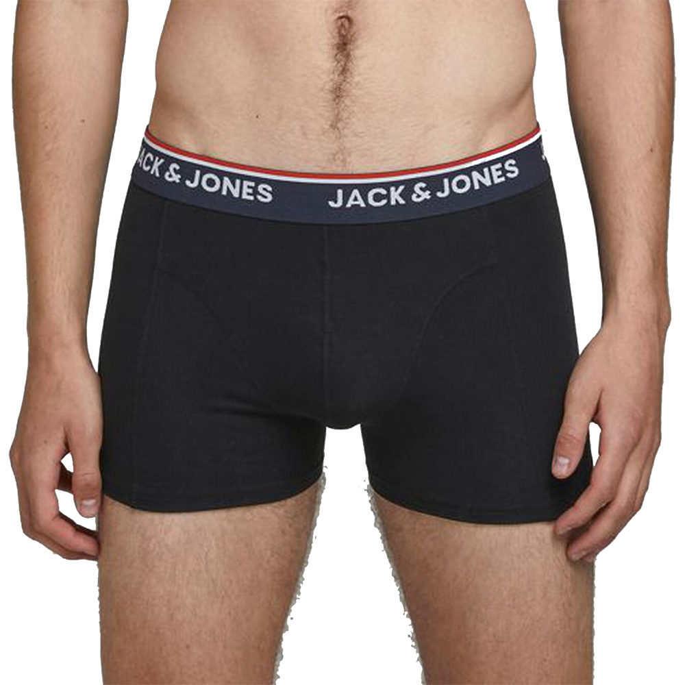 JackandJones Mens Jactencel Trunks 2 Pack Boxer Shorts L - Waist Size 36 (91cm)
