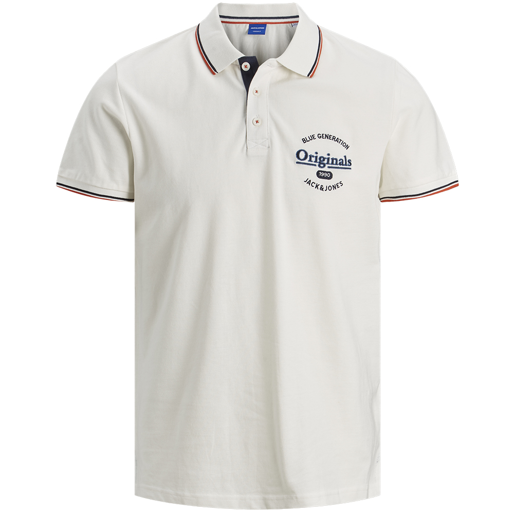 JackandJones Mens Jor Lars Regular Fit Logo Polo Shirt S - Chest Size 37 (96cm)
