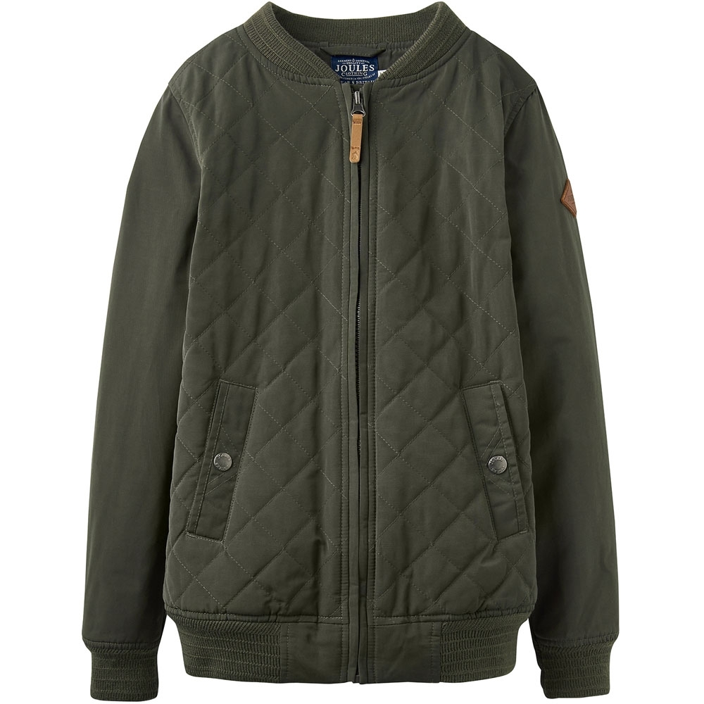 Joules Boys Halton Retro Warm Quilted Lightweight Bomber Jacket Coat 7 Years - Chest 24.75 (63cm)