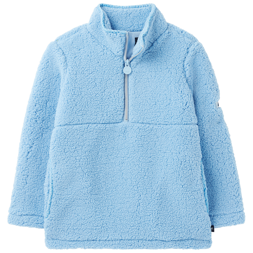 Joules Girls Poppie Teddy Half Zip Sweatshirt Fleece Jacket 5 Years- Chest 23.5  (59cm)