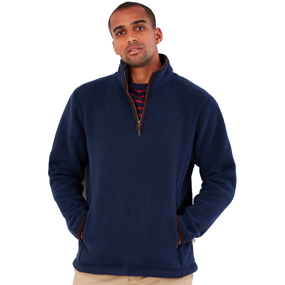 Joules Mens Coxton Quarter Zip Fleece Jacket Xxl- Chest 50-52  (127-132cm)