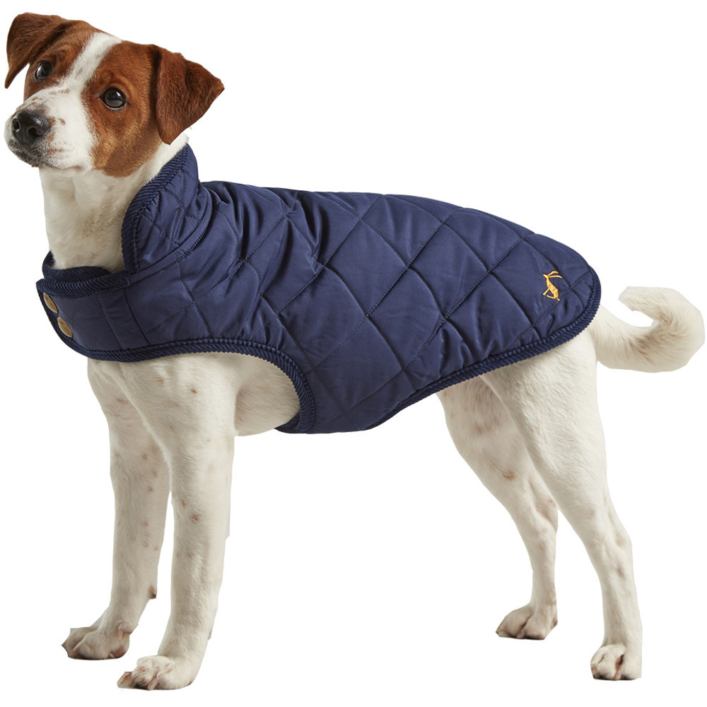 Joules Quilted Thermal Lightweight Dog Coat Extra Large- (l) 65.8cmx(c) 61-90cmx(m) 98-127cm