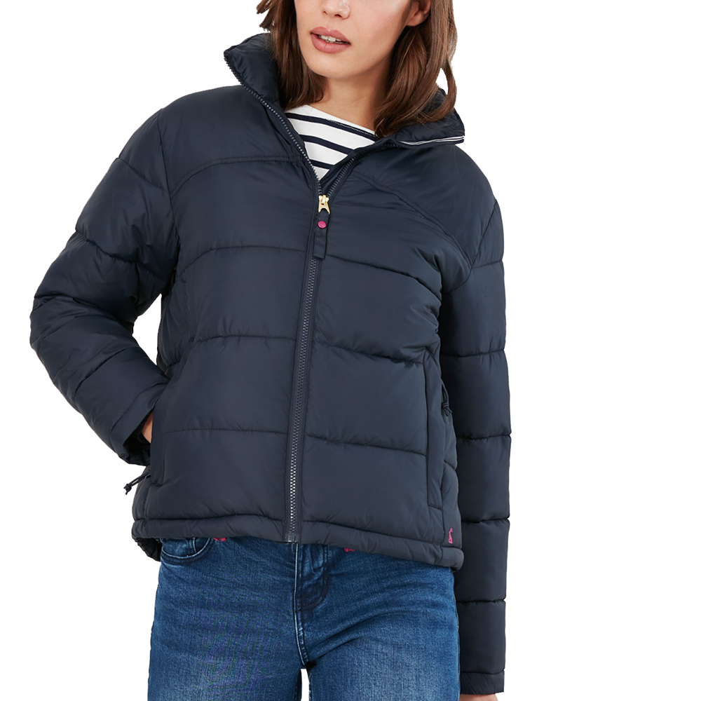 Joules Womens Elberry Warm Packable Puffer Jacket Uk 10- Bust 35  (89cm)